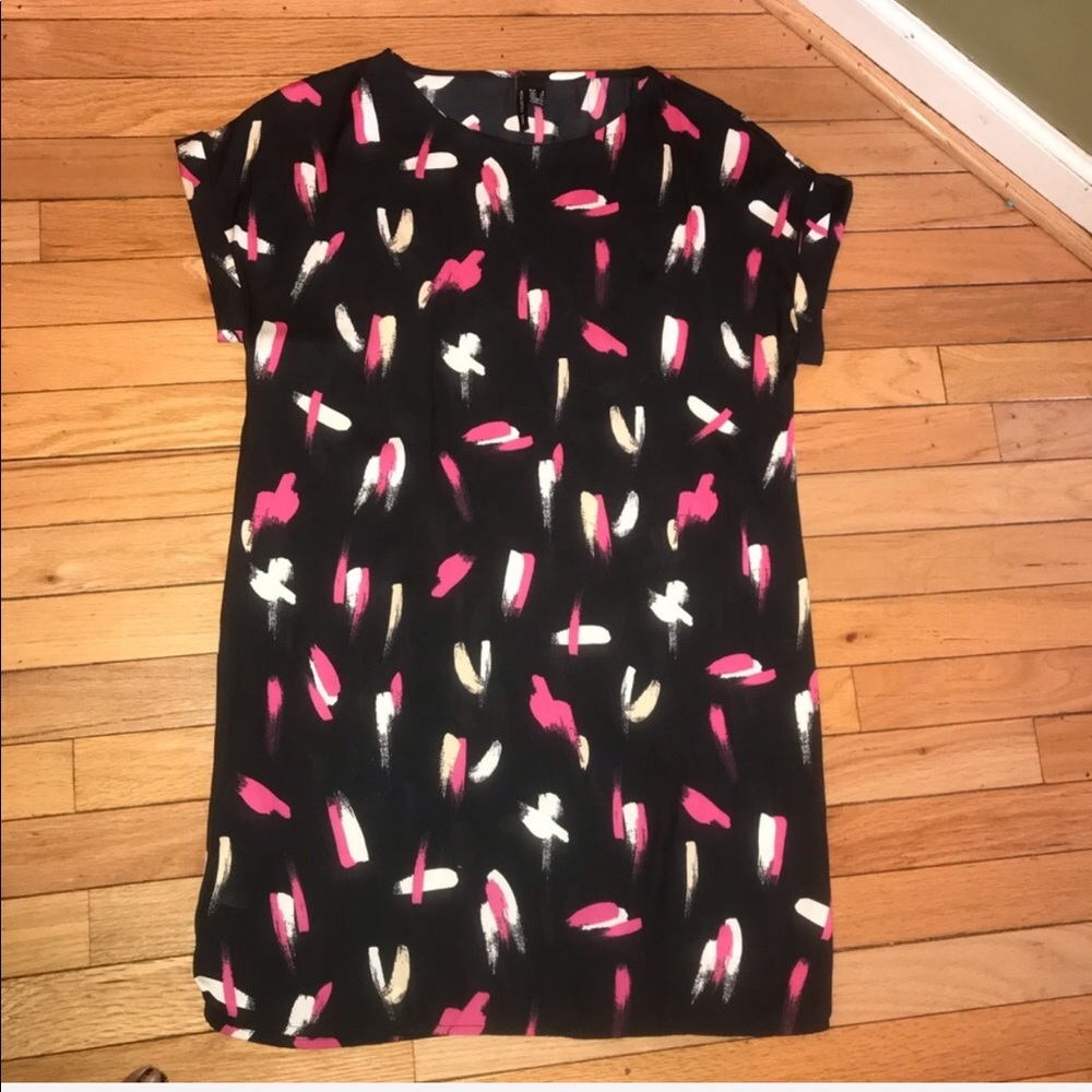 MNG Collection Black/Pink/White Dress Slip Sz XS